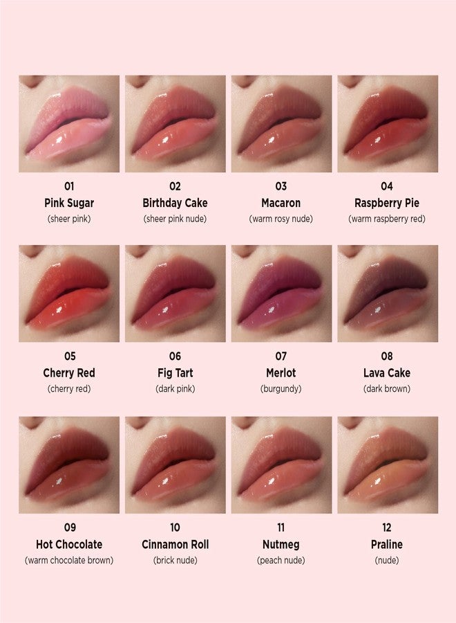 Ruby Kisses Butter Bomb Lip Balm, High Shine Tinted Lip Gloss, Ultra Hydrating Melting Lipstick With Shea Butter for Plumped Look, Lightweight Buildable Color With Glowy Glass Finish (Lava Cake) - Image 4